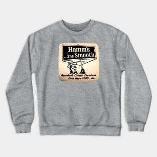 Hamm's the Smooth Beer Glass Coaster Crewneck Sweatshirt